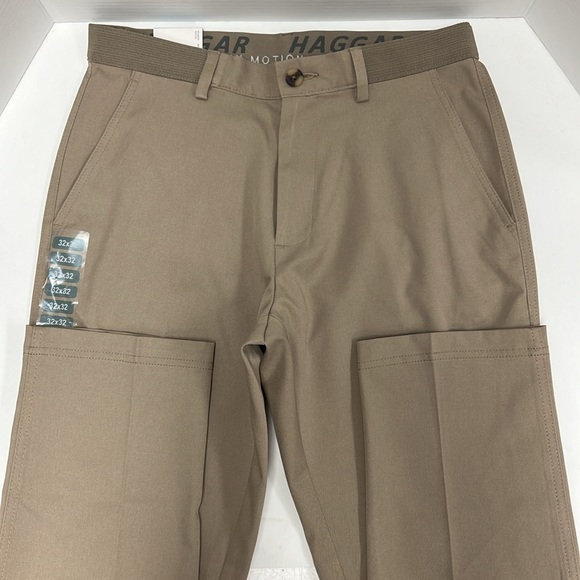 NWT Haggar Active Flex Straight Fit Pants 32x32 SOLD IN STORE - Picture 3 of 8